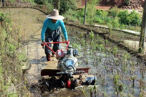 播种季:宁化各地新型农用机械助力春播生产