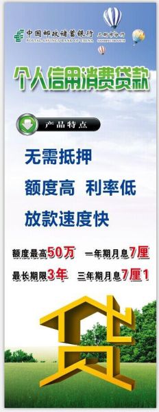 中国邮政储蓄银行三明市分行个人信用消费贷款